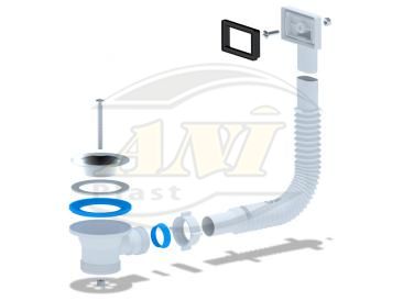 Flexible overflows ANI for sinks 1 1/2