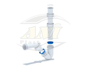Siphon for bidet 1 1/4”*32 without waste
