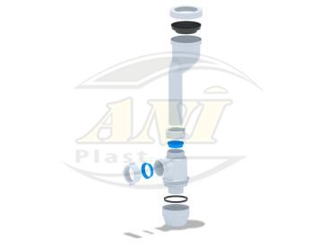 Siphon urinal with a yield 32