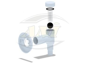 Mini trap for washing machine
