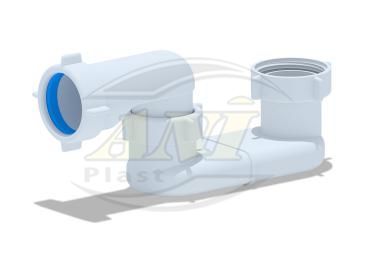Flat bath trap Ani 1 1/2