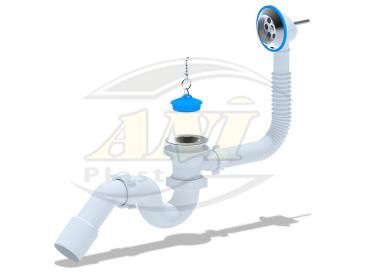 Bath trap Ani with outlet and overflow 1 1/2
