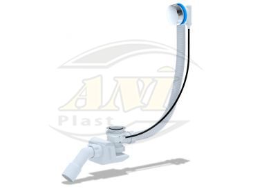 Overflow semiautomatic 580 mm, flat body, handle metal pipe 375x40x50