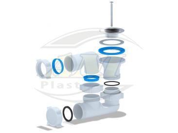 Trap Ani for shower tray adjustable 1 1/2