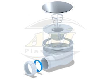 Siphon for shower tray 1 1/2