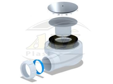 Siphon for shower tray 1 1/2