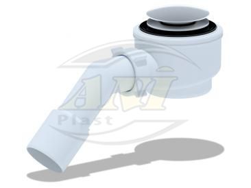 Flat trap for shower trap 1 1/2