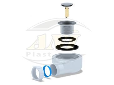 Siphon for shower tray 1 1/2