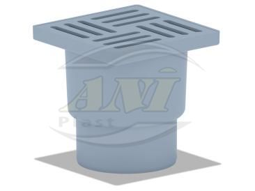 Vertical trap.110, unregulated.. grid.15х15 plastic grid dry