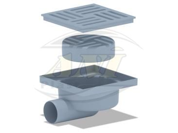 Horizontal trap 50, unregulated. plastic grid 150 dry