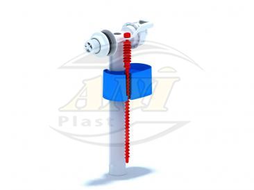 Side filling valve with plastic fitting 1/2 econom version