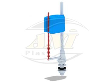 Bottom filling valve with plastic fitting 1/2 econom version