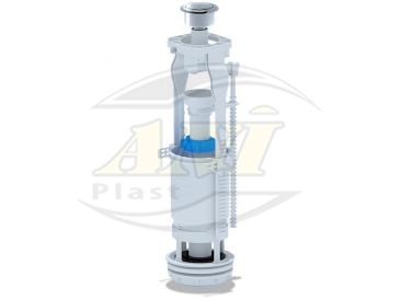 Flush valve with metalic plastic button. Econom versions