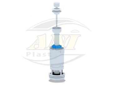 Flush valve white plastic pull knob