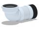 Flexible extender toilet, angle 90 *, short