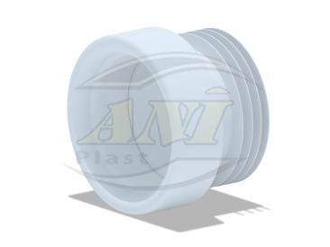 Wc pipe pan direct connector