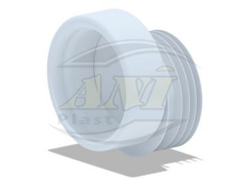 WC pipe pan connector
