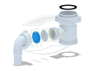 Washing machine outlet 1 1/2