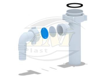 Washing machine outlet 1 1/2