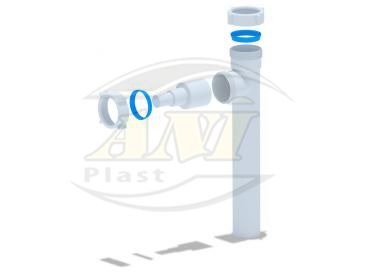 Washing machine outlet 40x40