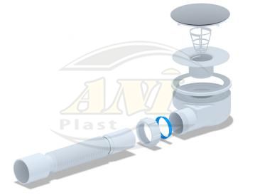 Siphon ANI for shower tray 1 1/2 