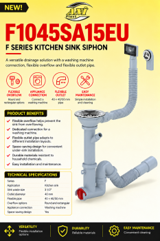 F SERIES KITCHEN SINK SIPHON F1045SA15EU
